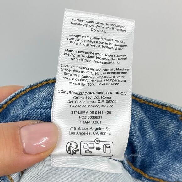 Anine Bing | NWT Beck High Rise Skinny Jeans Enamel Blue 24 - Picture 12 of 12